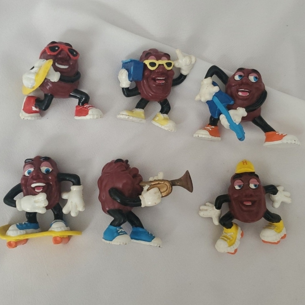 Vintage Hardee's California Raisins Series 2 California Raisin Figures